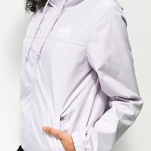 lavender windbreaker
